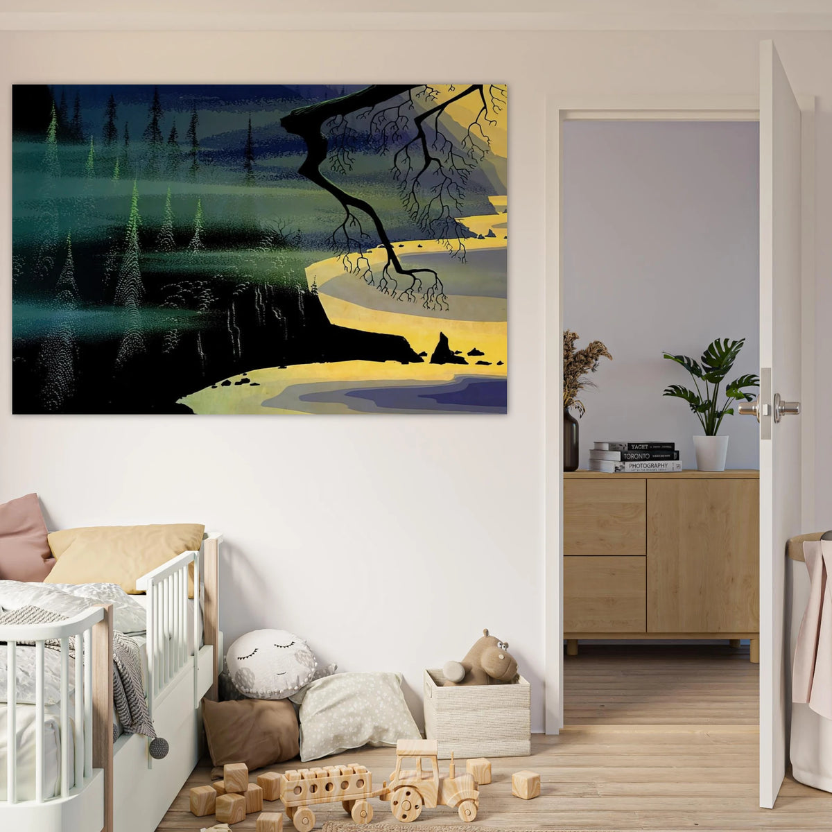 Blue Mist Poster | Eyvind Earle Poster | Eyvind Earle Prints