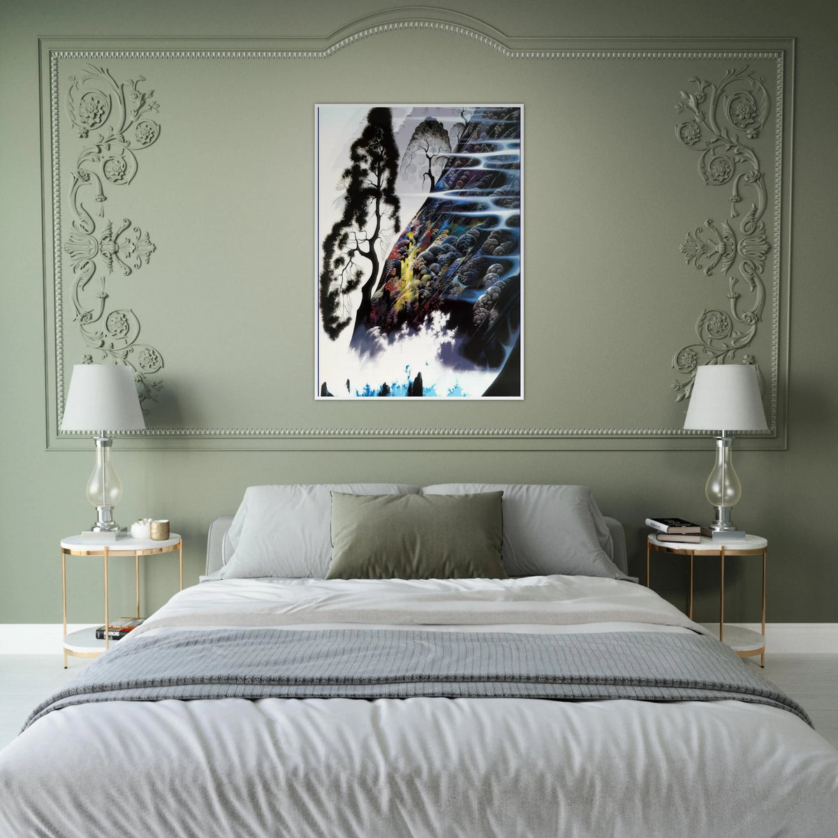 Radient Splendor Framed Poster | Eyvind Earle Framed Prints Wall Art | Eyvind Earle Prints