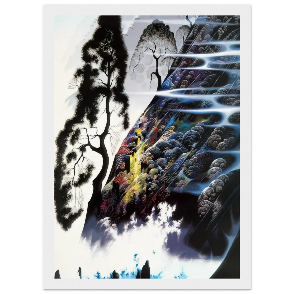 Radient Splendor Framed Poster | Eyvind Earle Framed Prints Wall Art | Eyvind Earle Prints