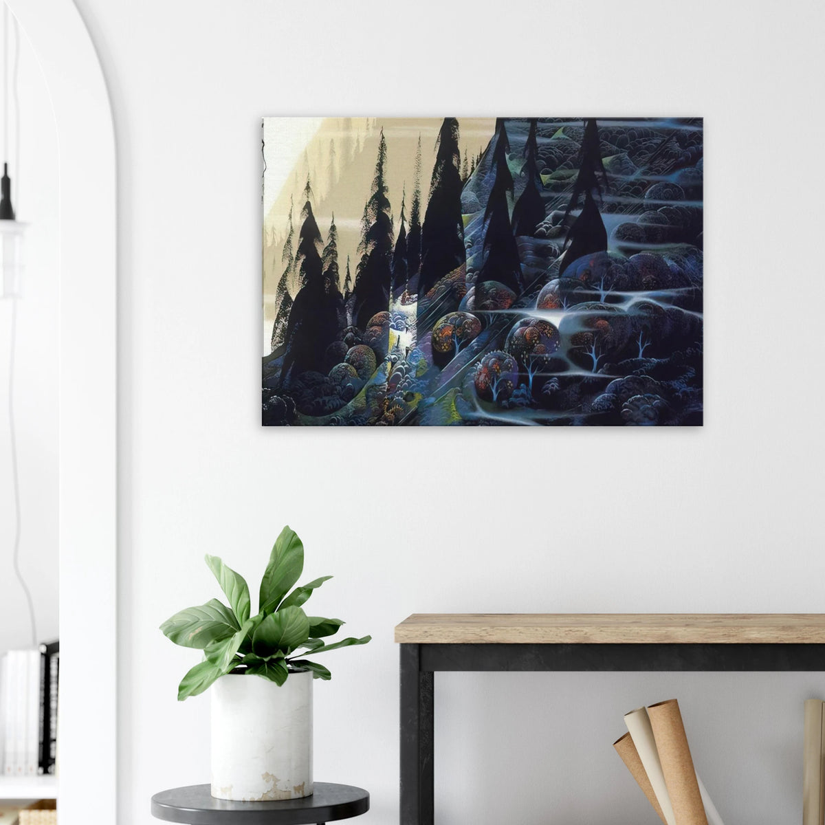 Black Spruce Canvas | Eyvind Earle Canvas | Eyvind Earle Prints
