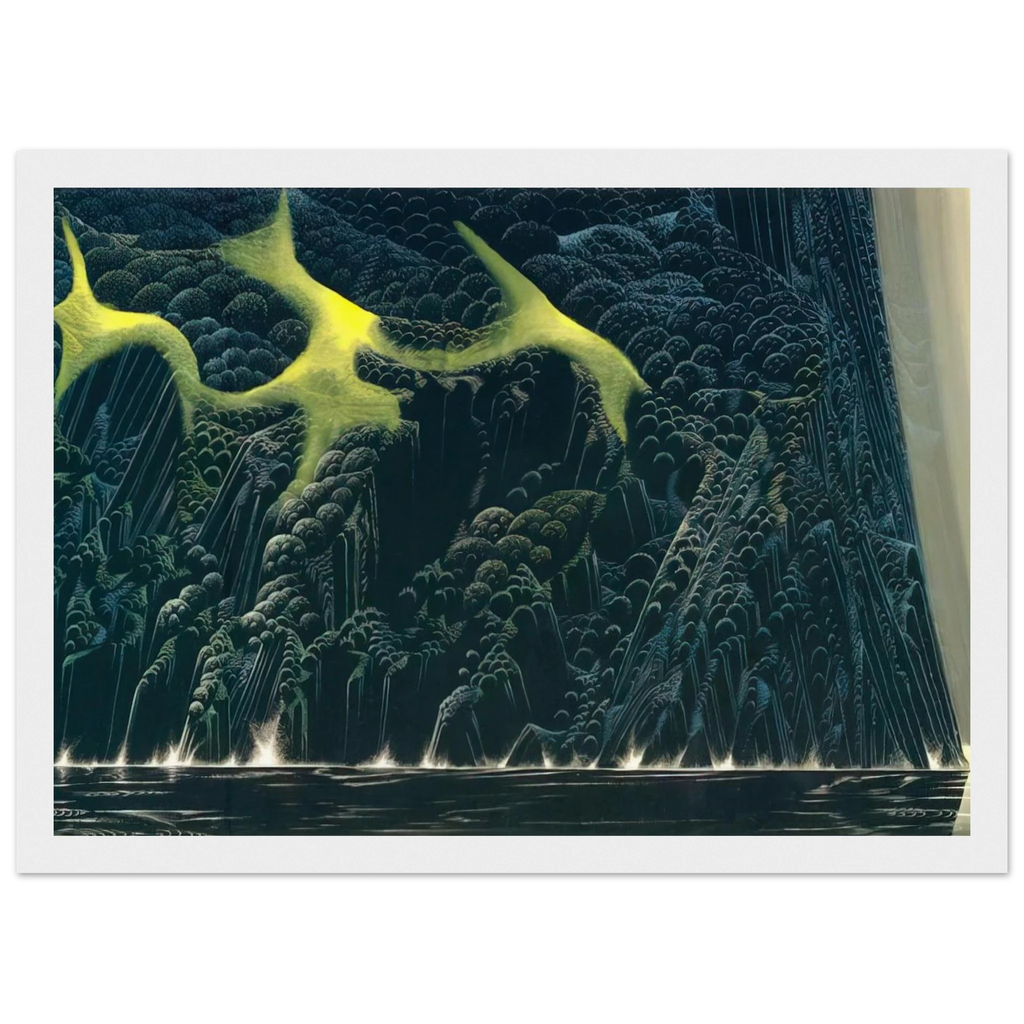 Out of the Sea Framed Poster | Eyvind Earle Framed Prints Wall Art | Eyvind Earle Prints