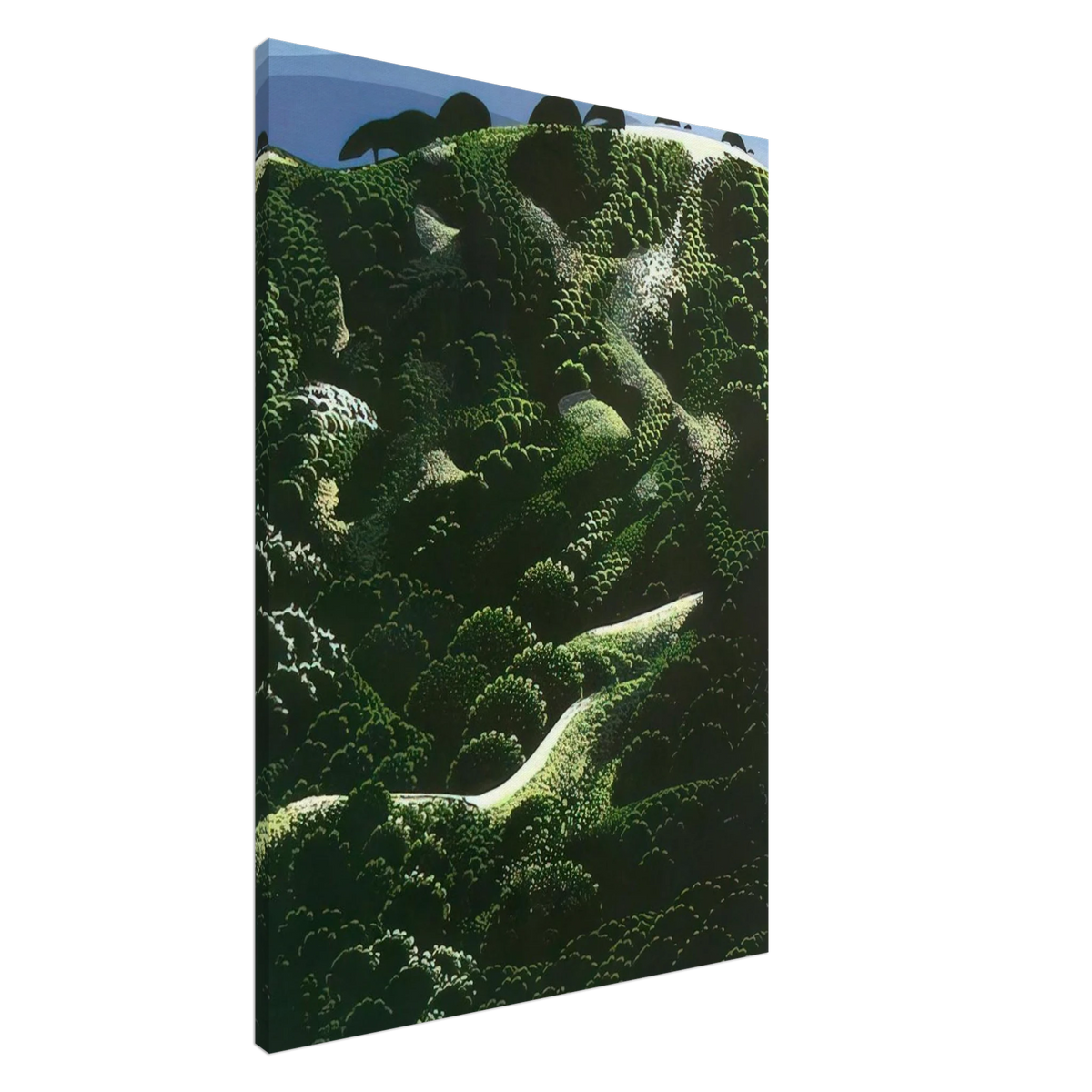 Santa Barbara Mountains Canvas | Eyvind Earle Canvas | Eyvind Earle Prints