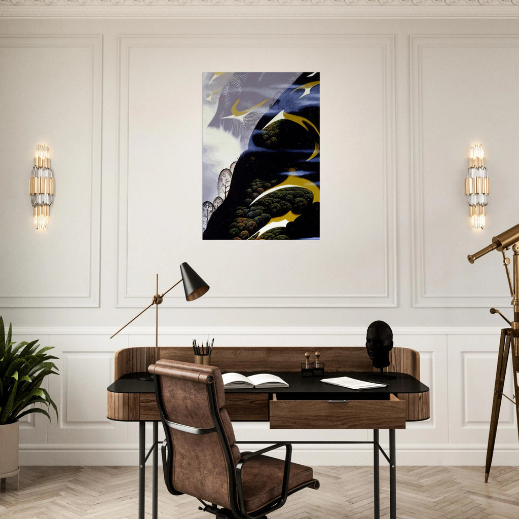 Copy of Sea mist and Pastures Canvas | Eyvind Earle Canvas | Eyvind Earle Prints