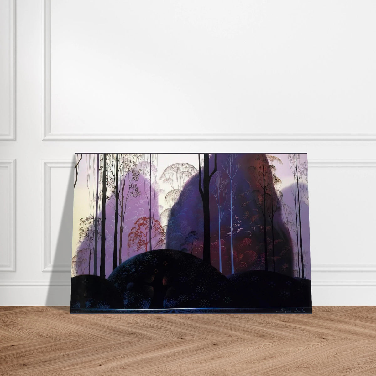 Mauve Redand Purple Poster | Eyvind Earle Poster | Eyvind Earle Prints