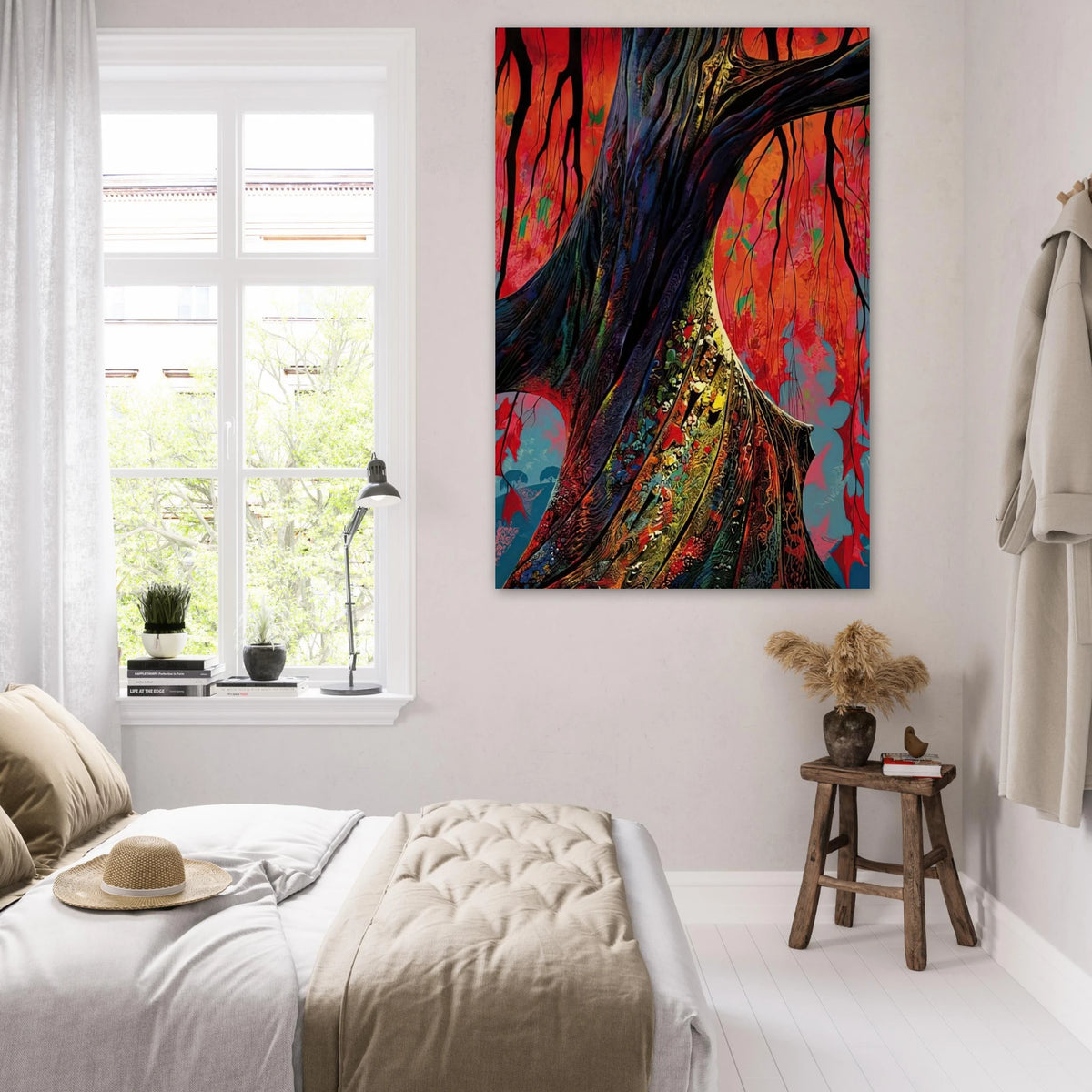 Fire red and gold Poster | Eyvind Earle Poster | Eyvind Earle Prints