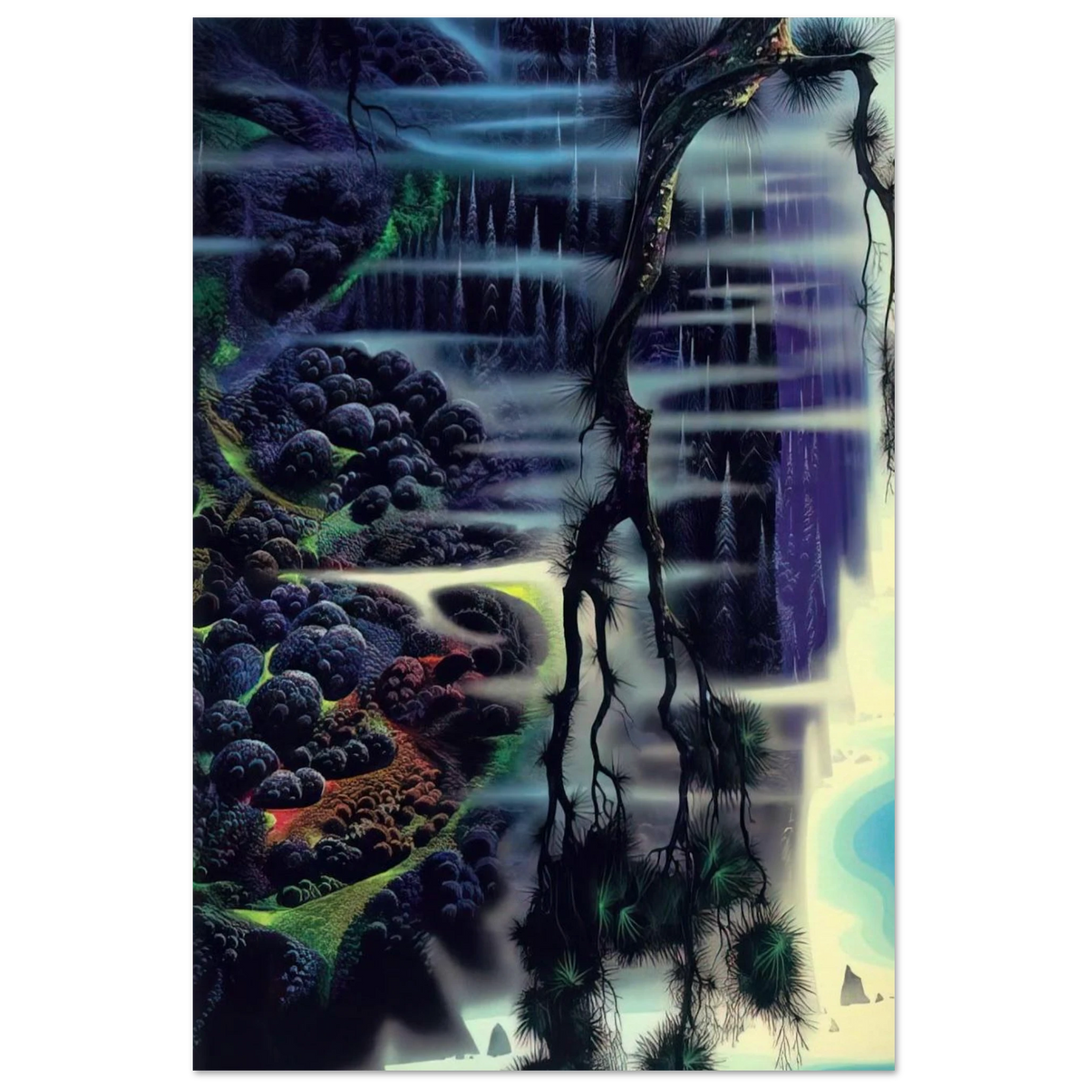 Seaside Splendor Poster | Eyvind Earle Poster | Eyvind Earle Prints
