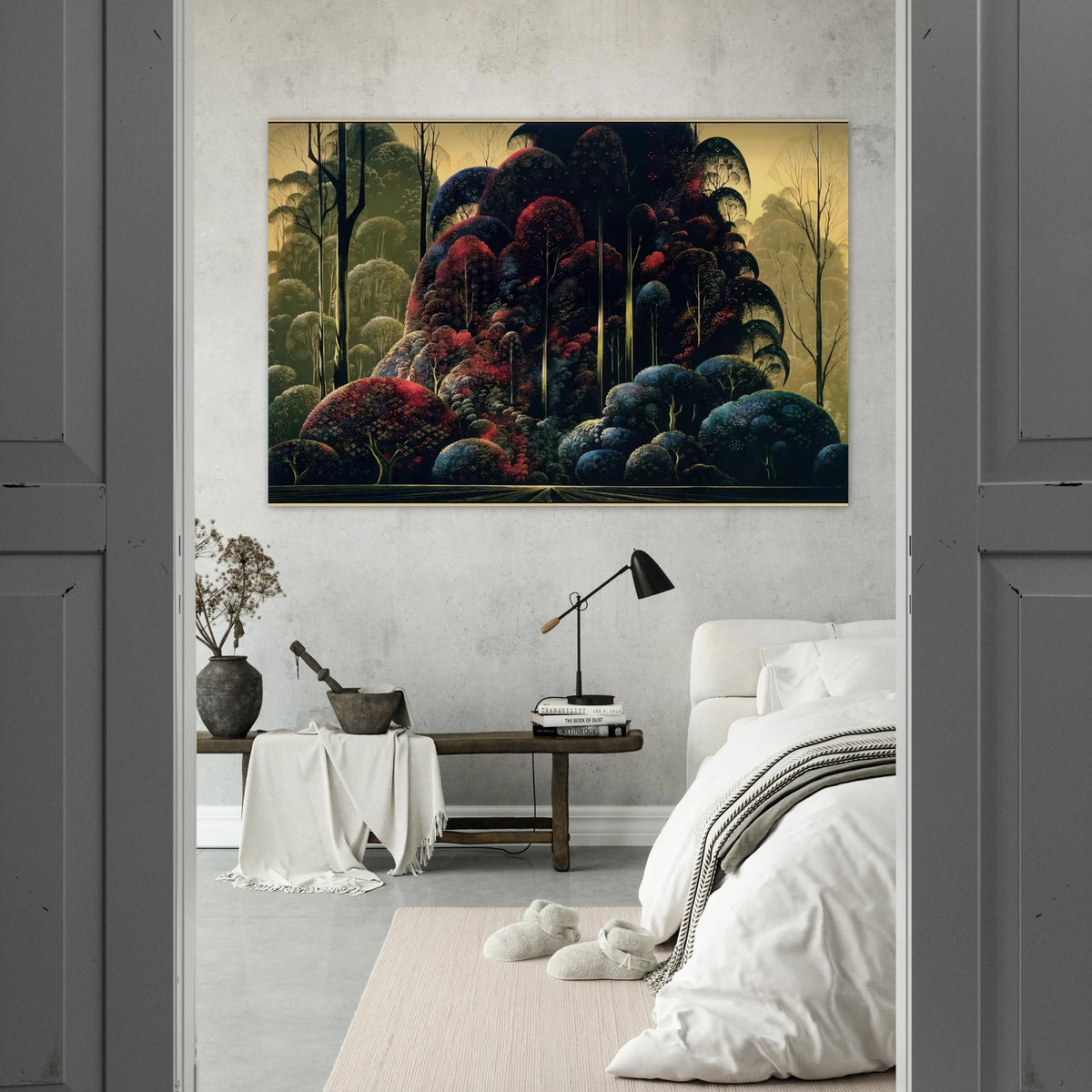 Wind Breaks Poster | Eyvind Earle Poster | Eyvind Earle Prints