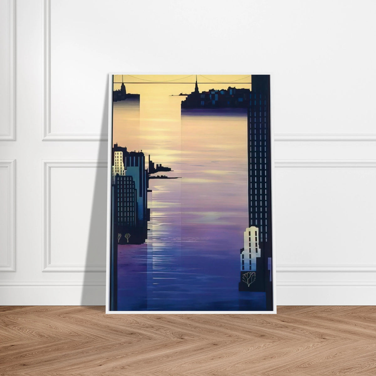 East River Framed Poster | Eyvind Earle Framed Prints Wall Art | Eyvind Earle Prints