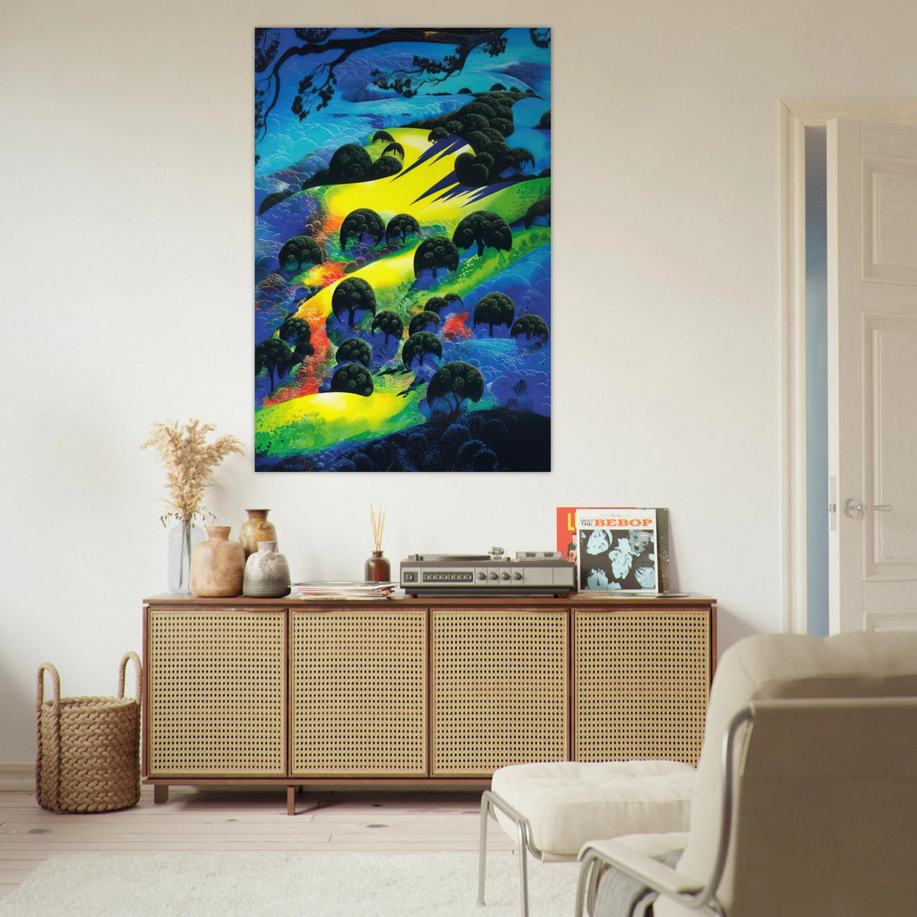Fading Sunset Flame Poster | Eyvind Earle Poster | Eyvind Earle Prints