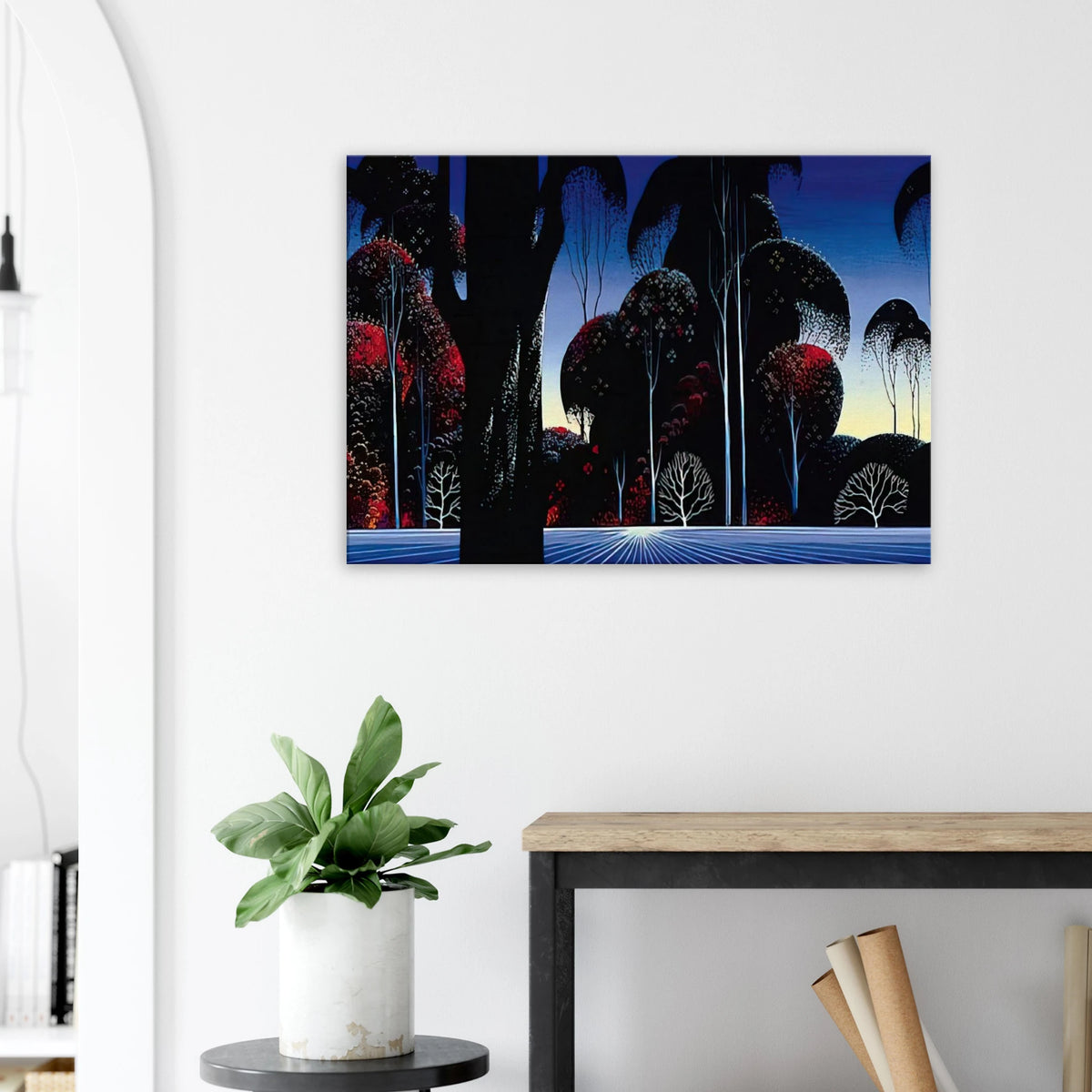 Dark Silence Canvas | Eyvind Earle Canvas | Eyvind Earle Prints