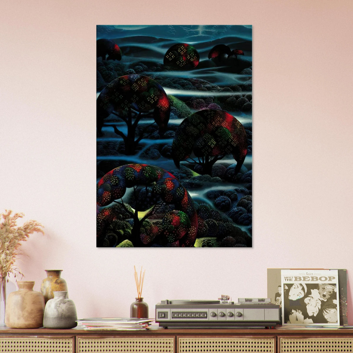 Garden of Dreams Canvas | Eyvind Earle Canvas | Eyvind Earle Prints