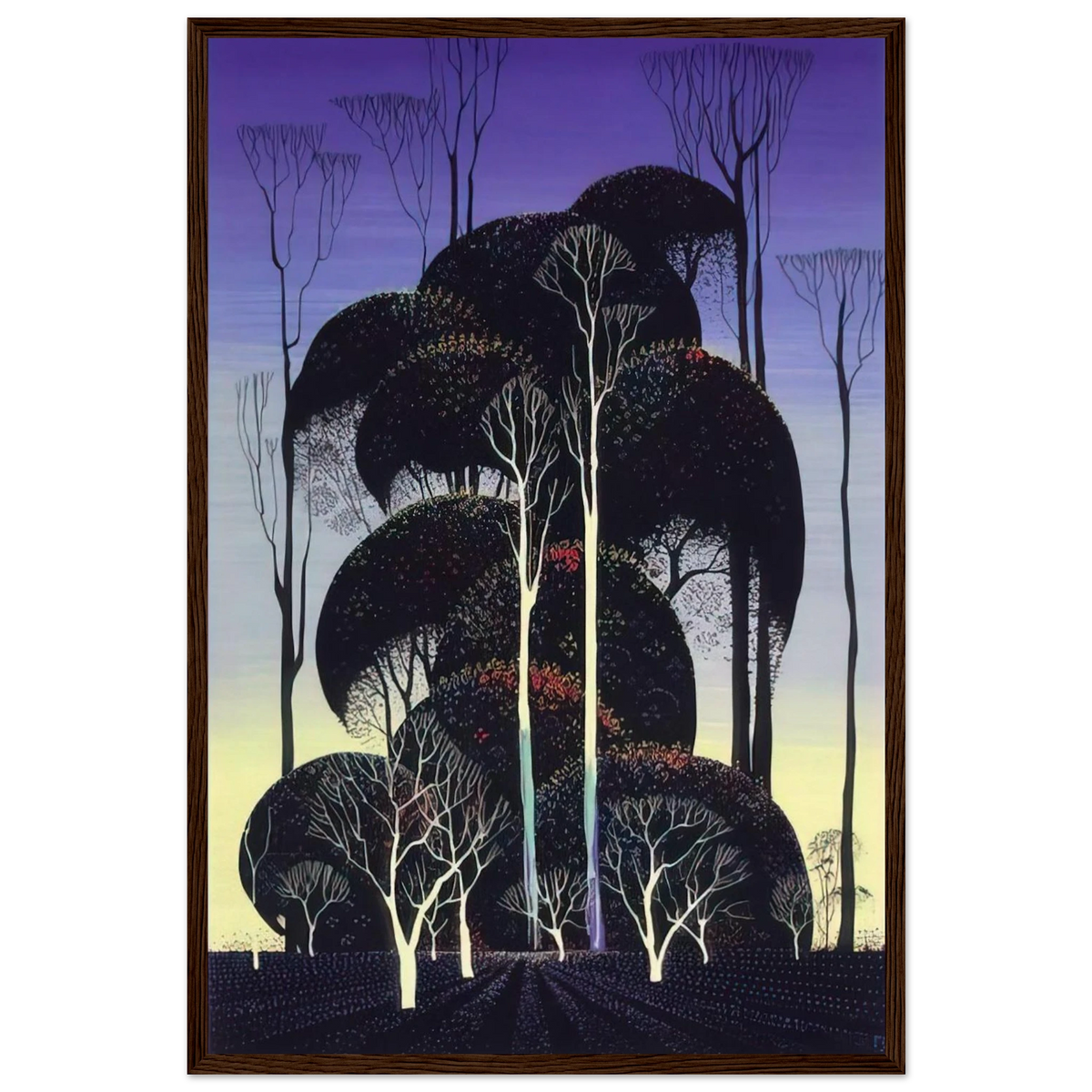 Forest Arabesque Framed Poster | Eyvind Earle Framed Prints Wall Art | Eyvind Earle Prints