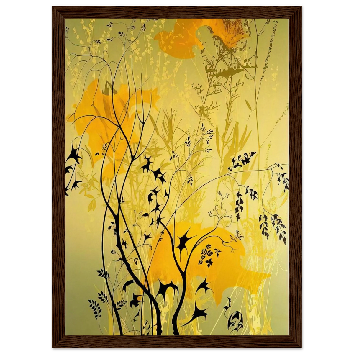 Wild Flowers Framed Poster | Eyvind Earle Framed Prints Wall Art | Eyvind Earle Prints
