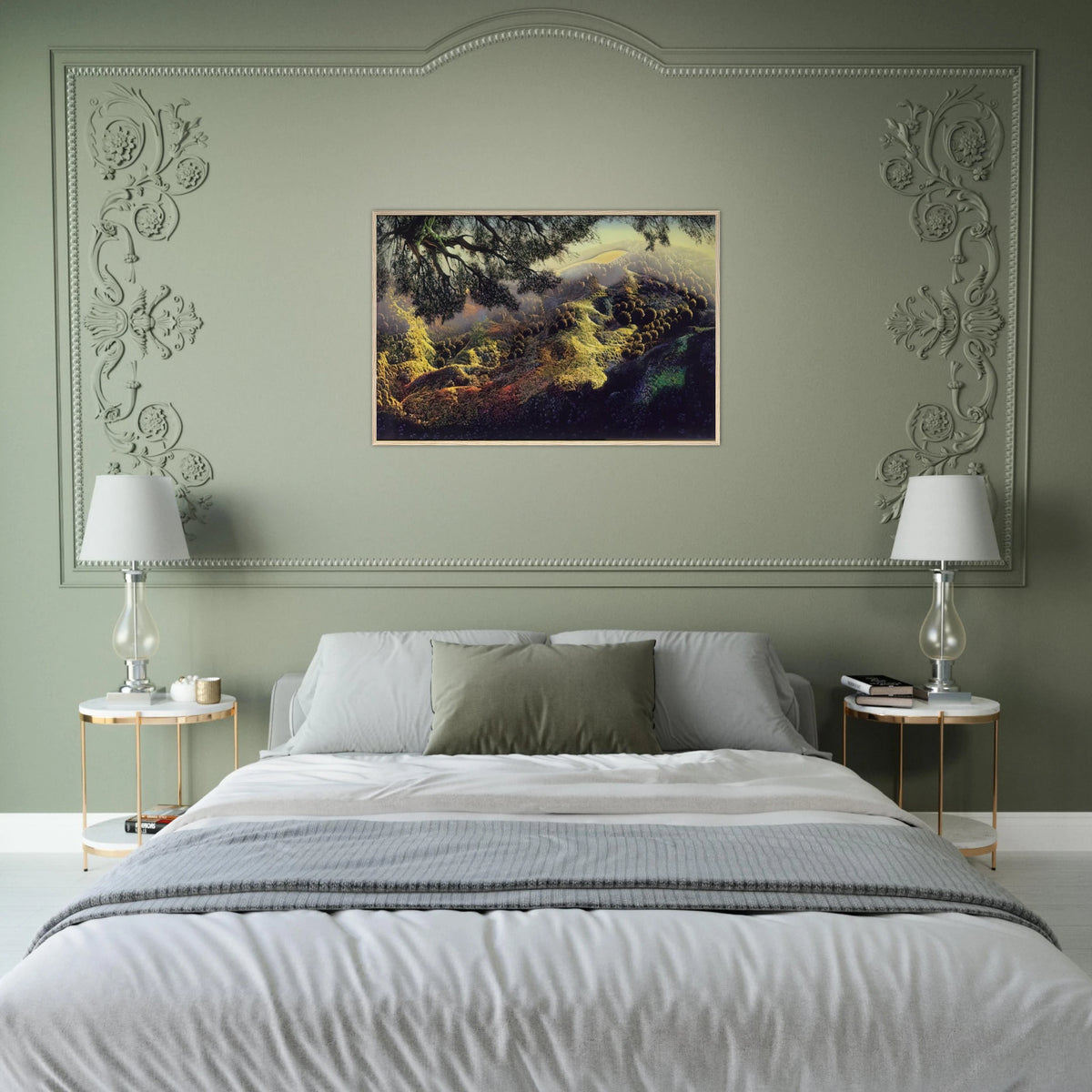 Paradise Framed Poster | Eyvind Earle Framed Prints Wall Art | Eyvind Earle Prints