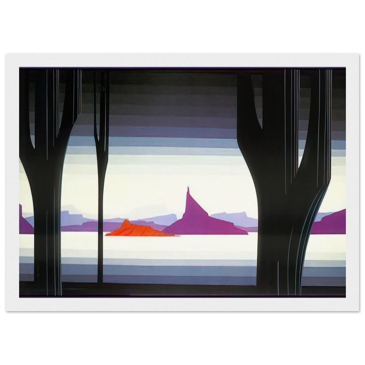 Saguaro Framed Poster | Eyvind Earle Framed Prints Wall Art | Eyvind Earle Prints