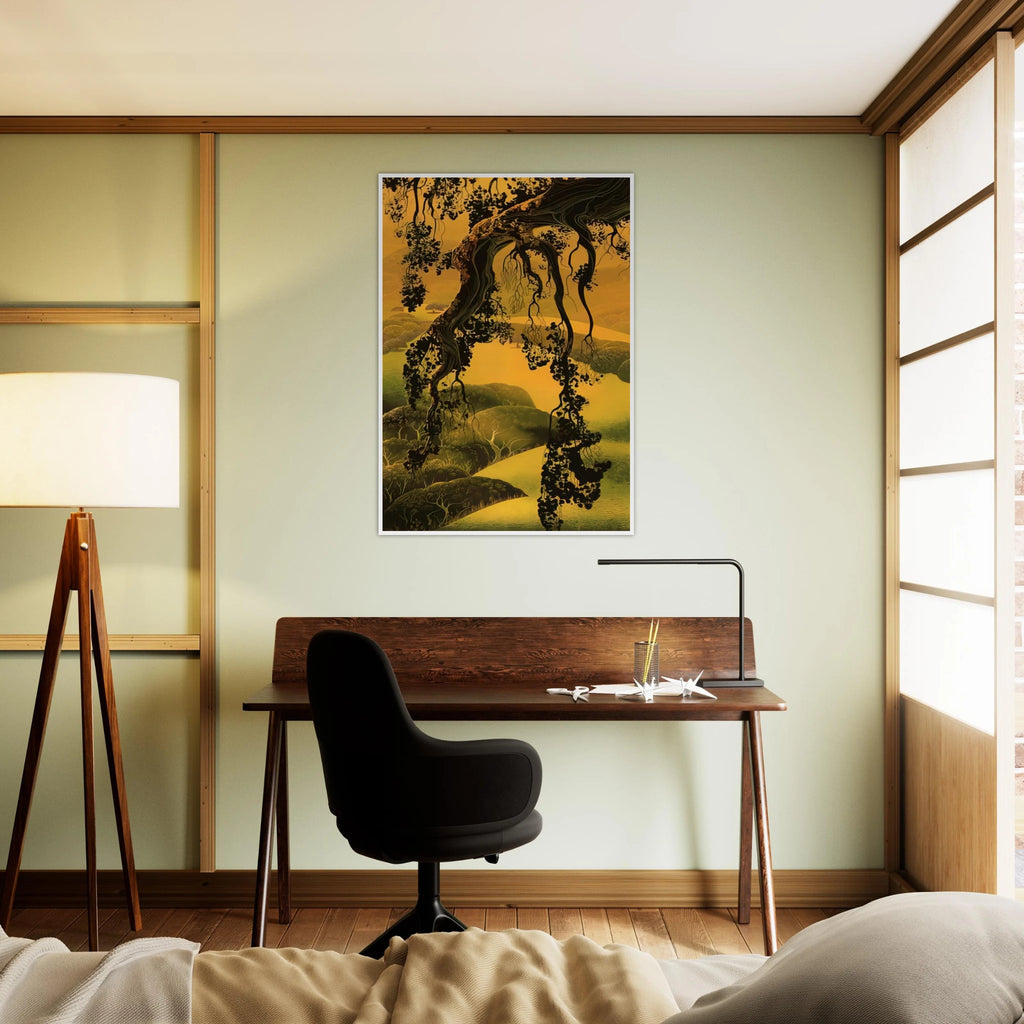Yorktown Branch Framed Poster | Eyvind Earle Framed Prints Wall Art | Eyvind Earle Prints