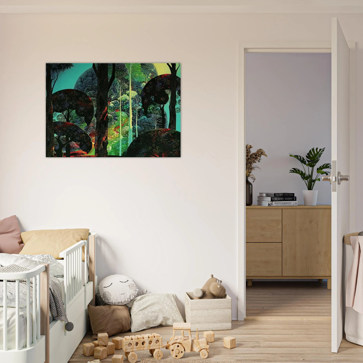 Fired by Sun Canvas | Eyvind Earle Canvas | Eyvind Earle Prints