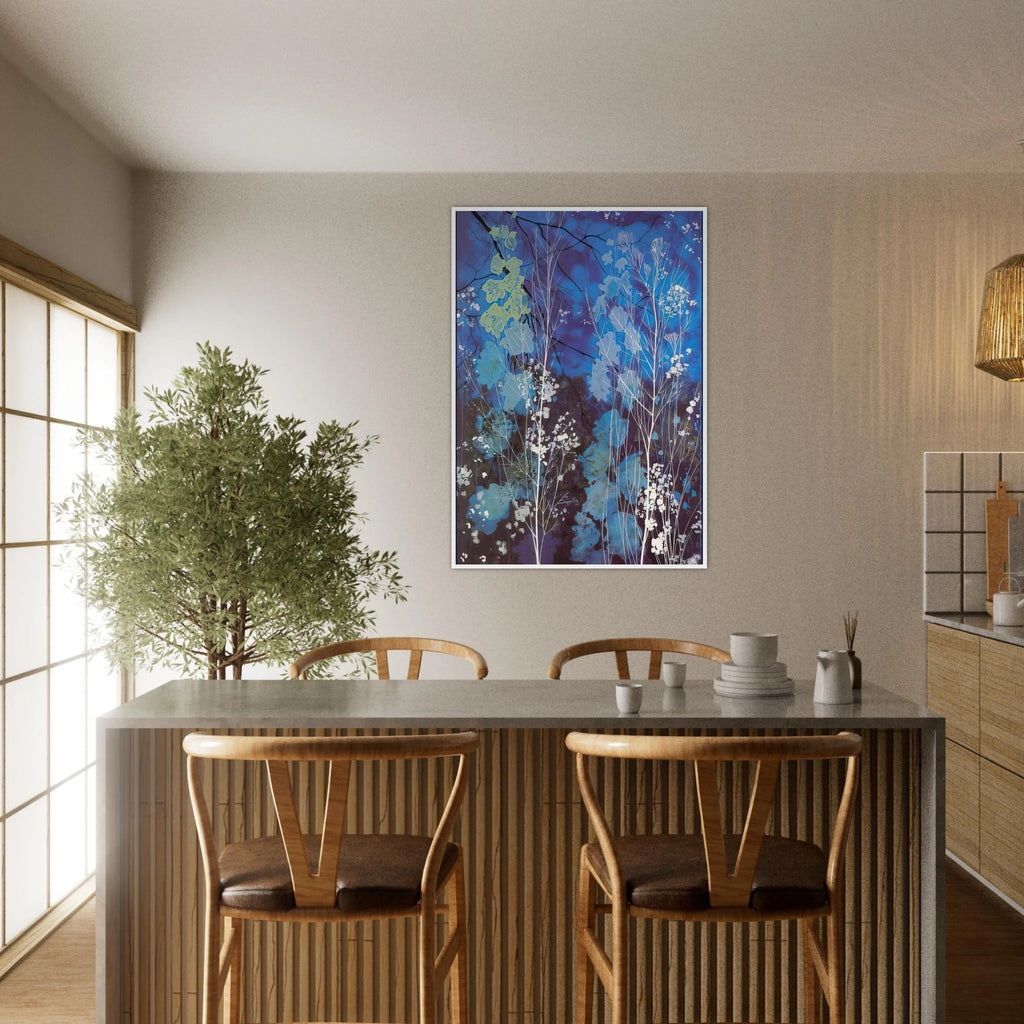 Delphinium Framed Poster | Eyvind Earle Framed Prints Wall Art | Eyvind Earle Prints