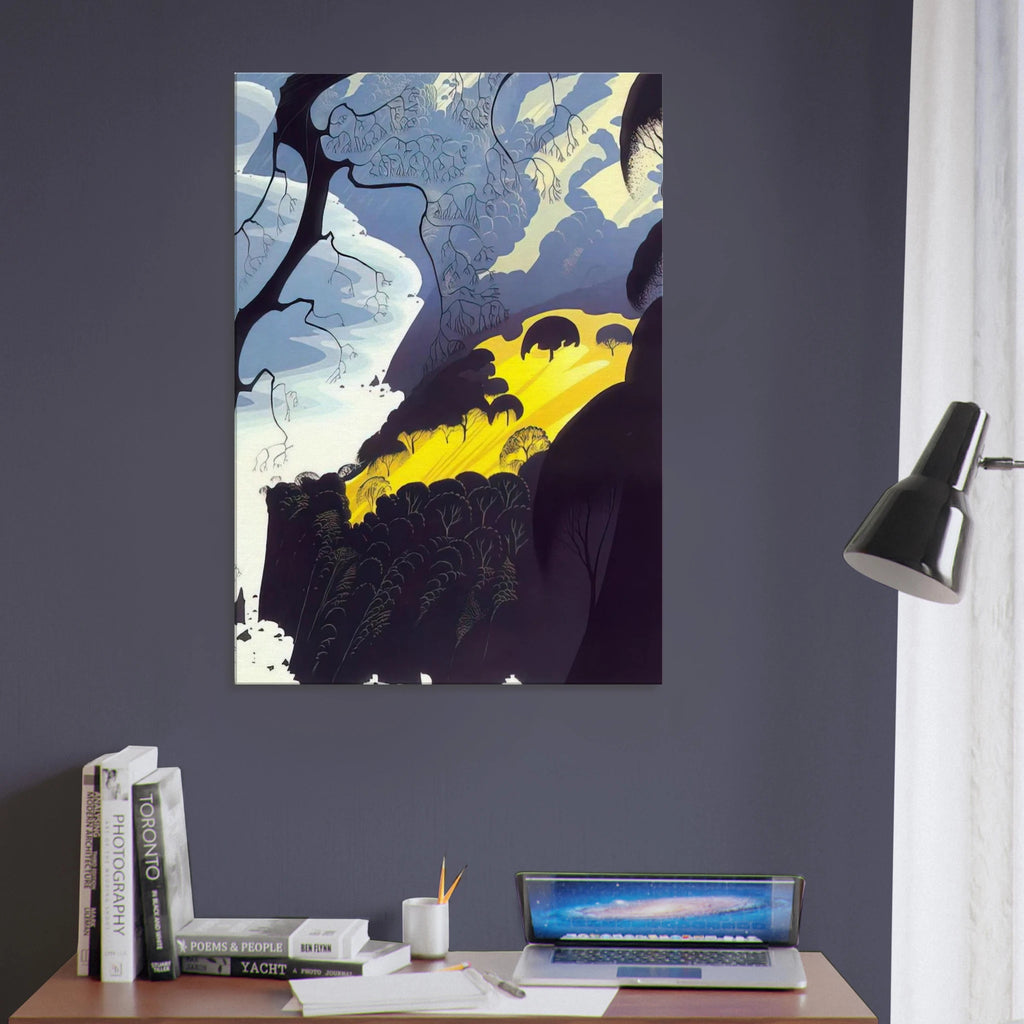 Carmel Highlands Canvas | Eyvind Earle Canvas | Eyvind Earle Prints