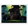 Mendacino Framed Poster | Eyvind Earle Framed Prints Wall Art | Eyvind Earle Prints