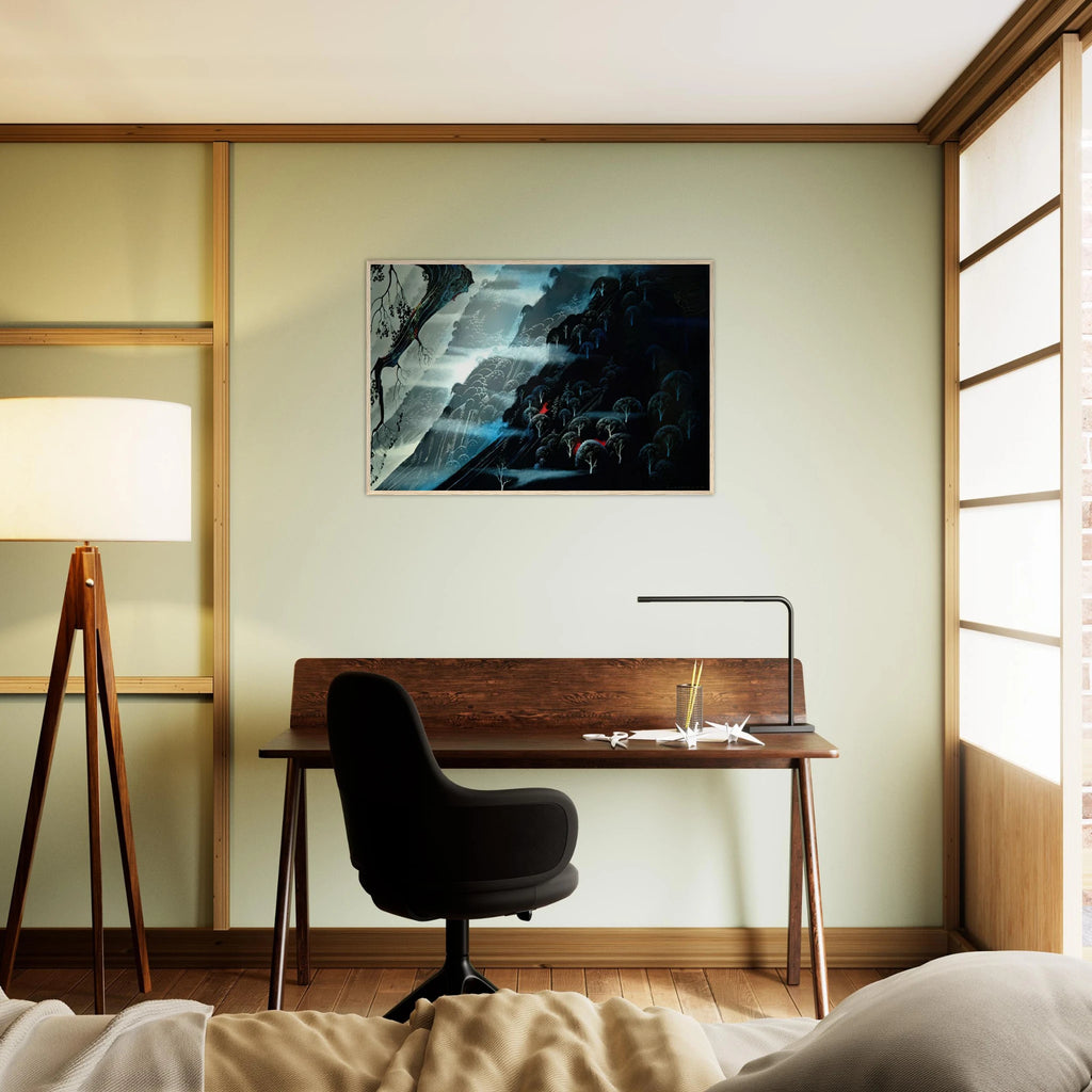 Coastline Fogl Framed Poster | Eyvind Earle Framed Prints Wall Art | Eyvind Earle Prints