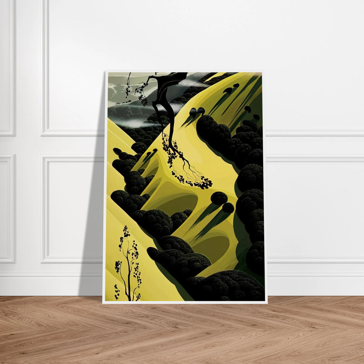 High Country Valley Framed Poster | Eyvind Earle Framed Prints Wall Art | Eyvind Earle Prints