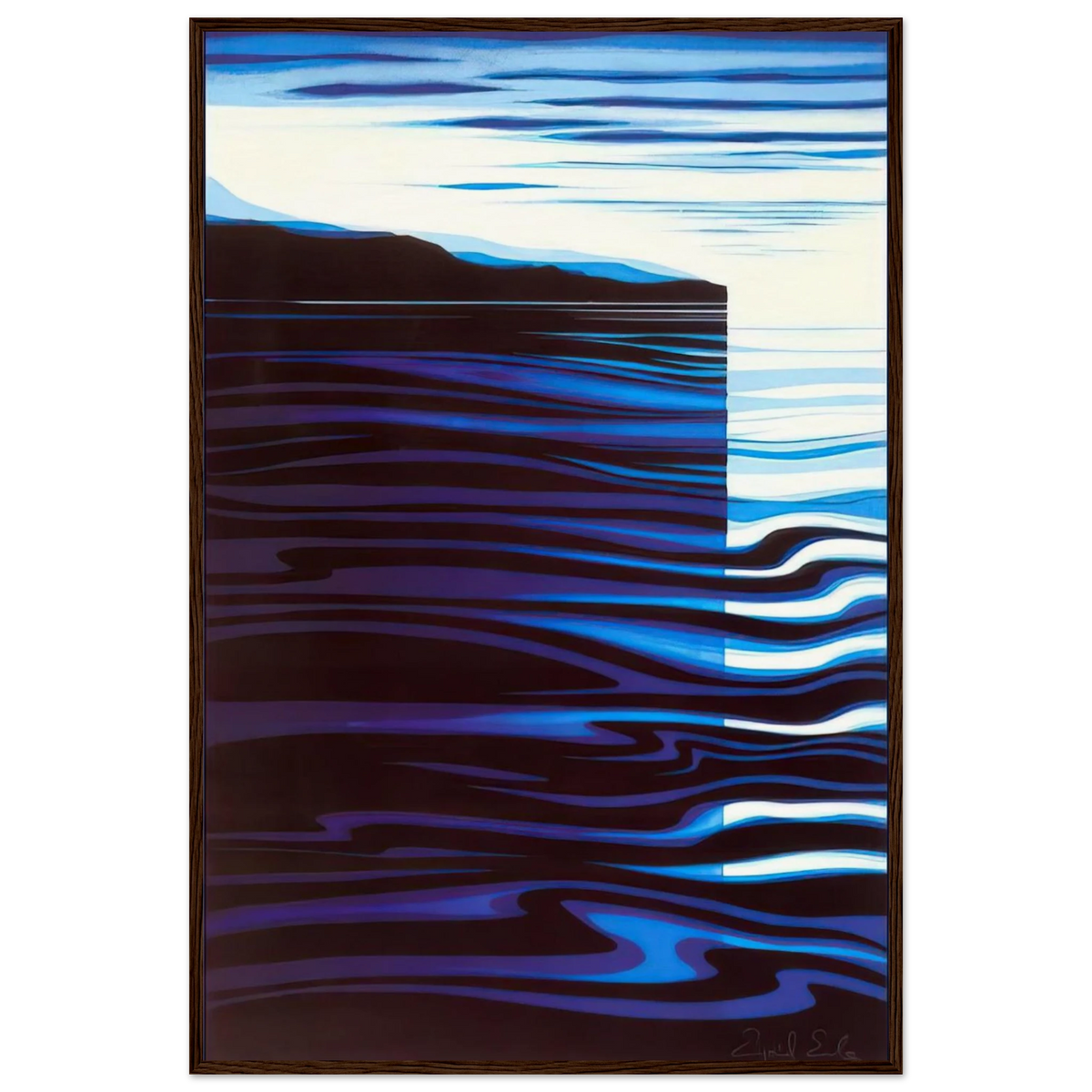 Reflections Framed Poster | Eyvind Earle Framed Prints Wall Art | Eyvind Earle Prints