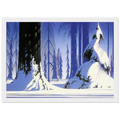 Winter Framed Poster | Eyvind Earle Framed Prints Wall Art | Eyvind Earle Prints