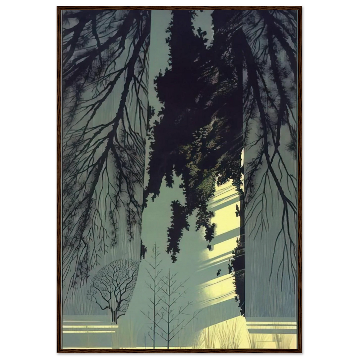 Snow White Framed Poster | Eyvind Earle Framed Prints Wall Art | Eyvind Earle Prints