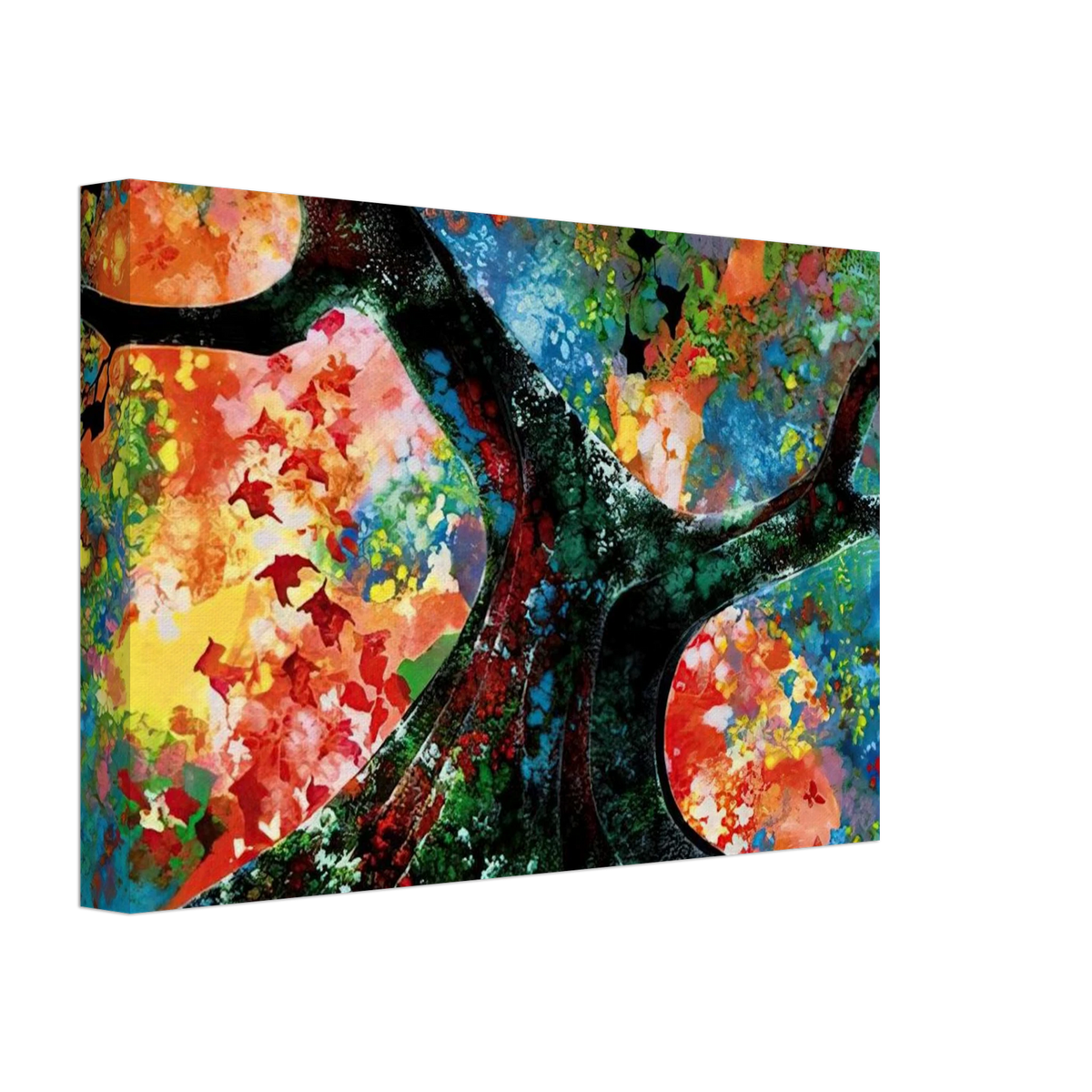 Waves of Golden Fire Canvas | Eyvind Earle Canvas | Eyvind Earle Prints