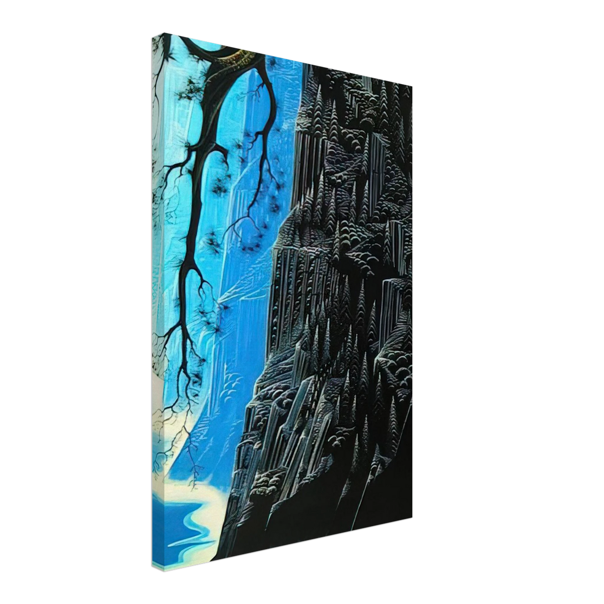 Cliffs Ascending Canvas | Eyvind Earle Canvas | Eyvind Earle Prints