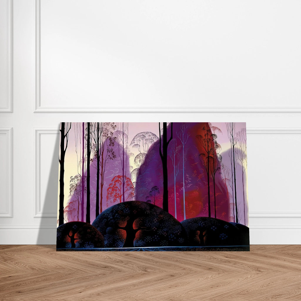 Mauve, Red and Purple Poster | Eyvind Earle Poster | Eyvind Earle Prints
