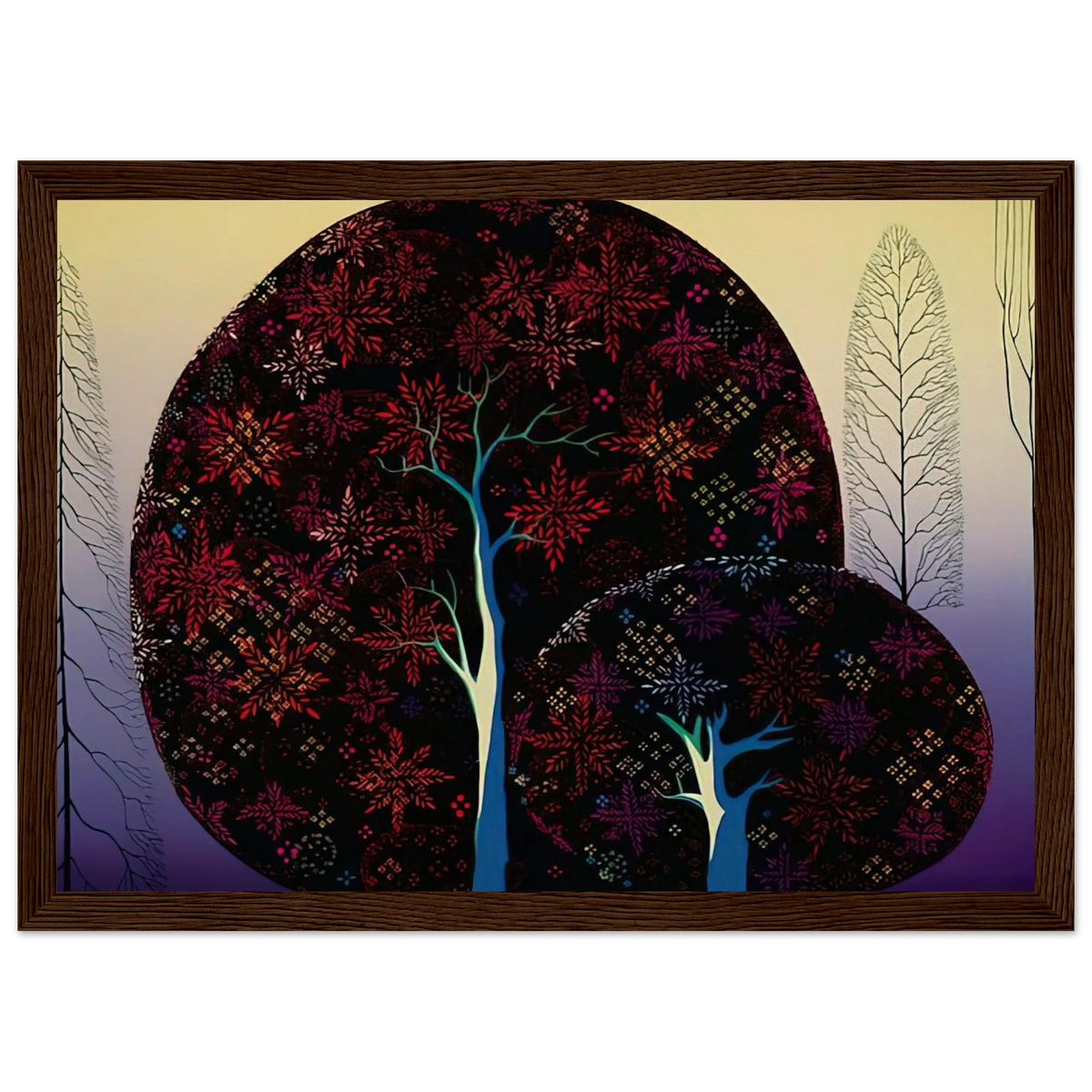 A Tree Poem Framed Poster | Eyvind Earle Framed Prints Wall Art | Eyvind Earle Prints