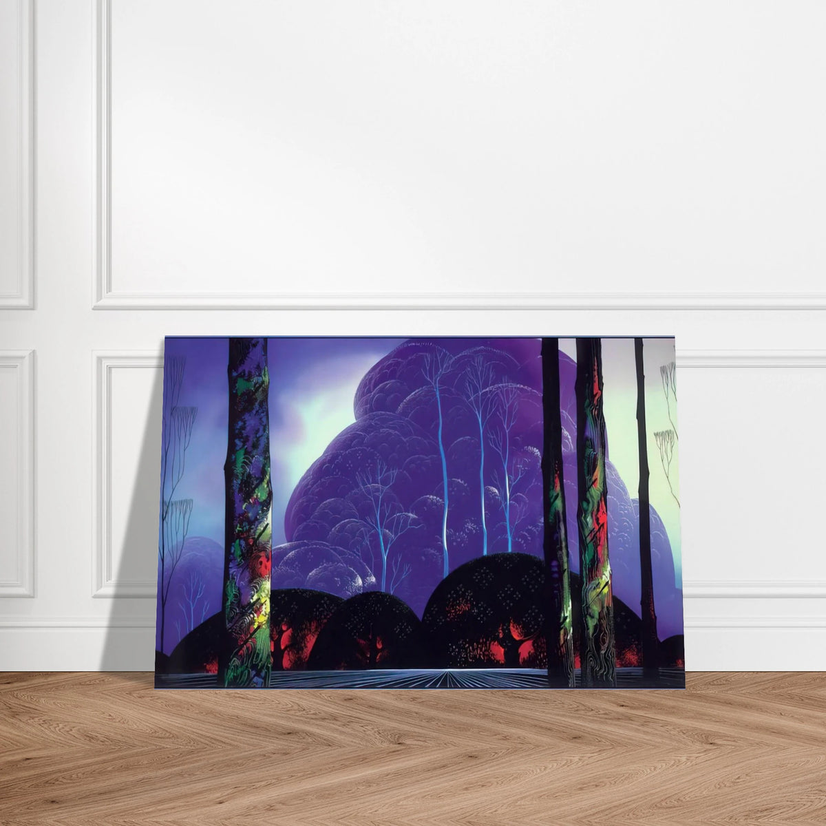 Purple Sunset Poster | Eyvind Earle Poster | Eyvind Earle Prints
