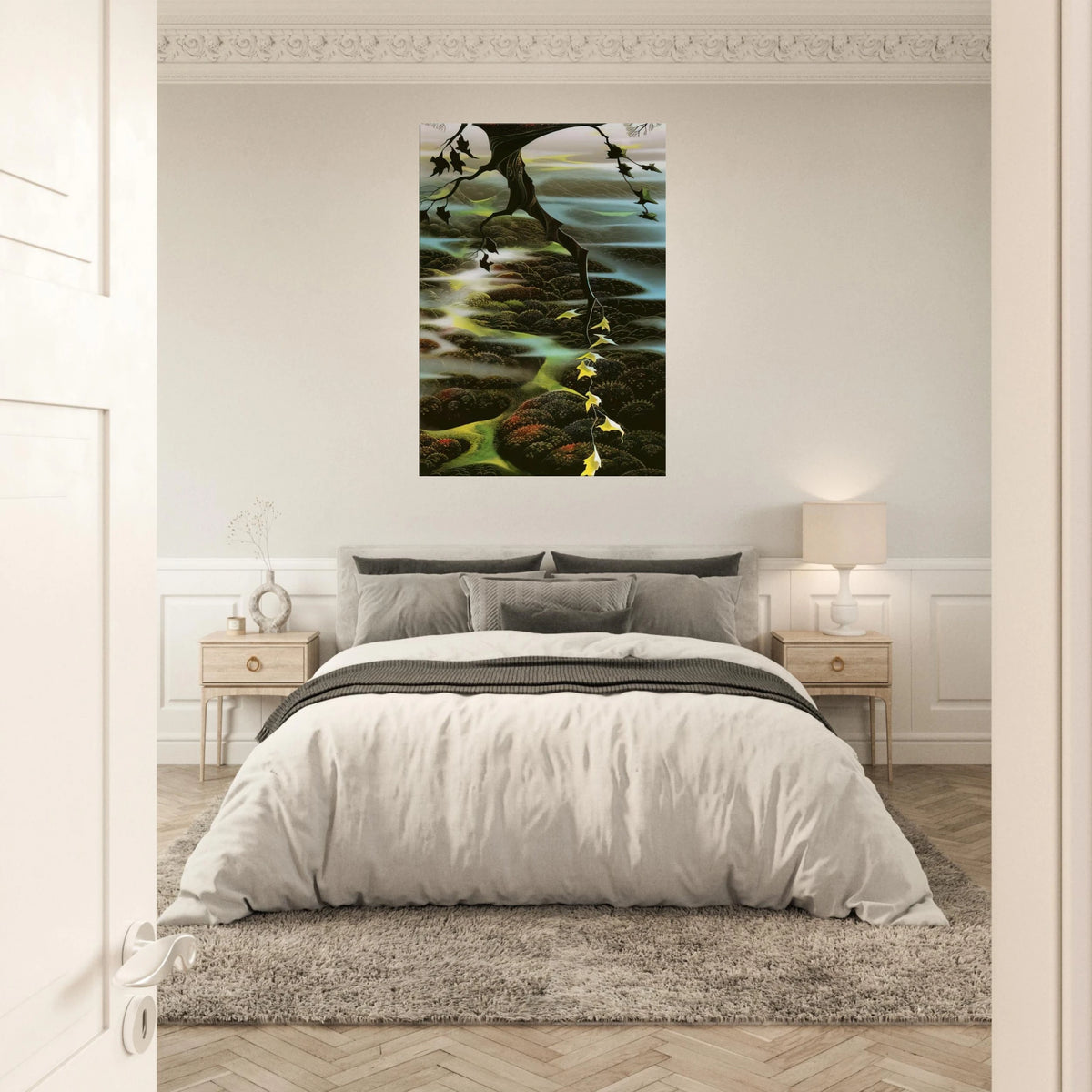 Fog Laced Hills Canvas | Eyvind Earle Canvas | Eyvind Earle Prints