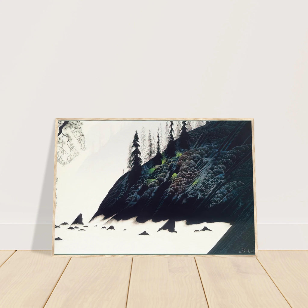 Spruce Redwoods and Pine Framed Poster | Eyvind Earle Framed Prints Wall Art | Eyvind Earle Prints