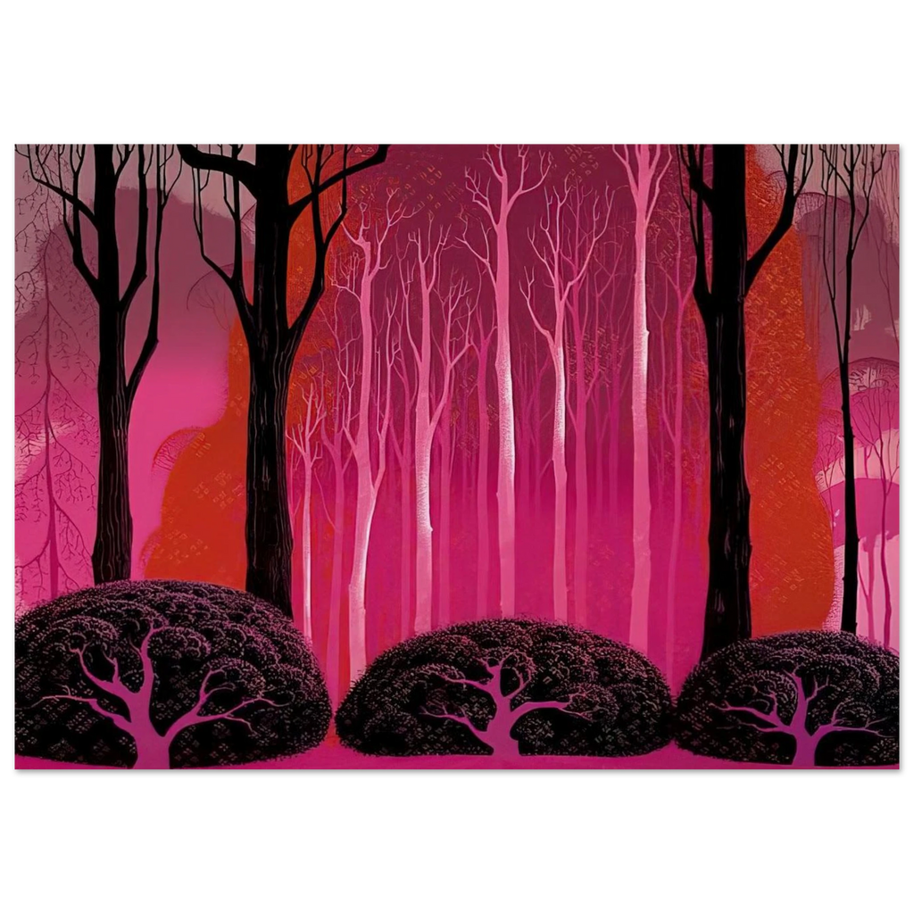 Crimson Glory Poster | Eyvind Earle Poster | Eyvind Earle Prints