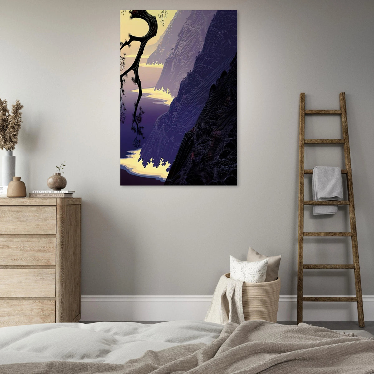 Purple Mist Poster | Eyvind Earle Poster | Eyvind Earle Prints