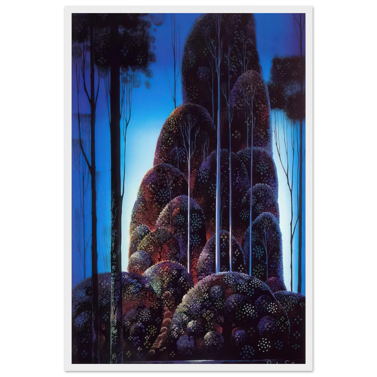 Tall Trees Framed Poster | Eyvind Earle Framed Prints Wall Art | Eyvind Earle Prints