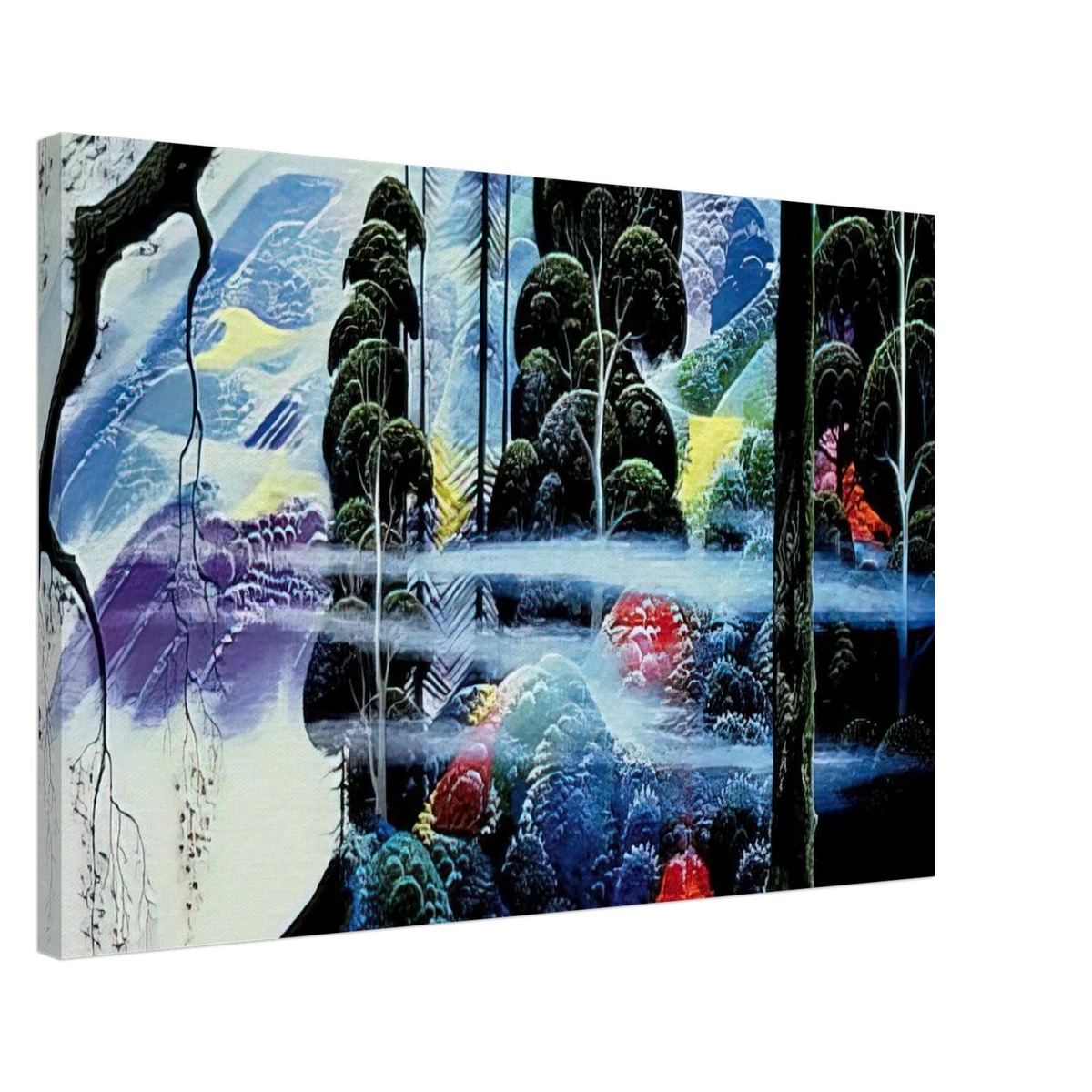 Along the Coast Canvas | Eyvind Earle Canvas | Eyvind Earle Prints