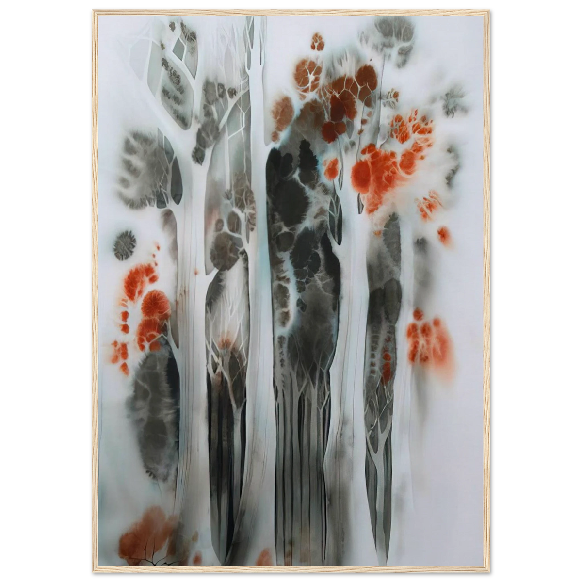 Autumn Forest Framed Poster | Eyvind Earle Framed Prints Wall Art | Eyvind Earle Prints