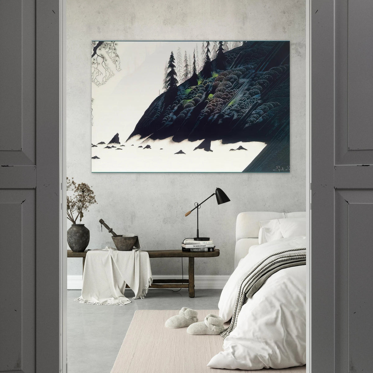 Spruce Redwoods and Pine Poster | Eyvind Earle Poster | Eyvind Earle Prints