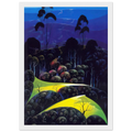 Inland from the Sea Framed Poster | Eyvind Earle Framed Prints Wall Art | Eyvind Earle Prints