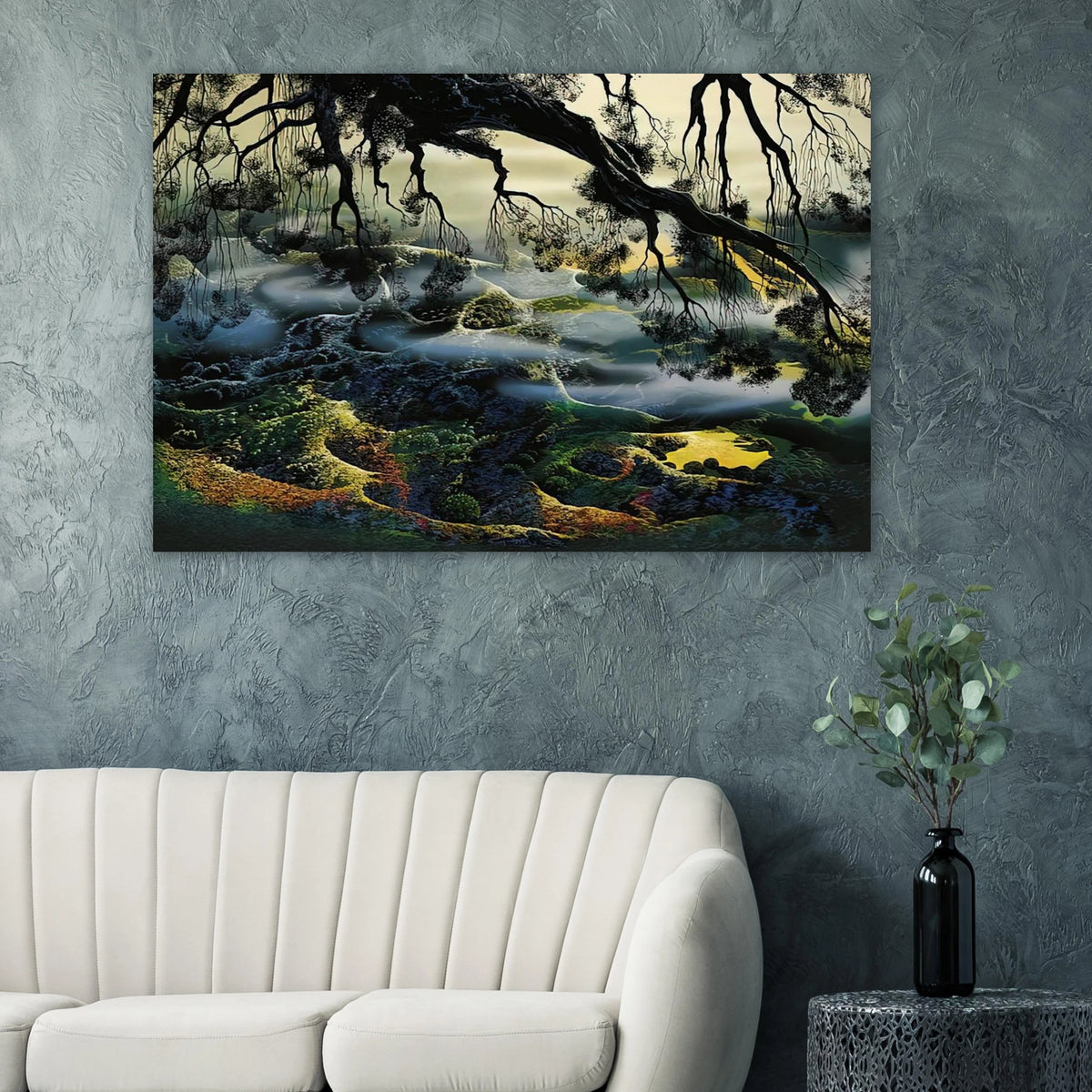 Fog Passes By Poster | Eyvind Earle Poster | Eyvind Earle Prints
