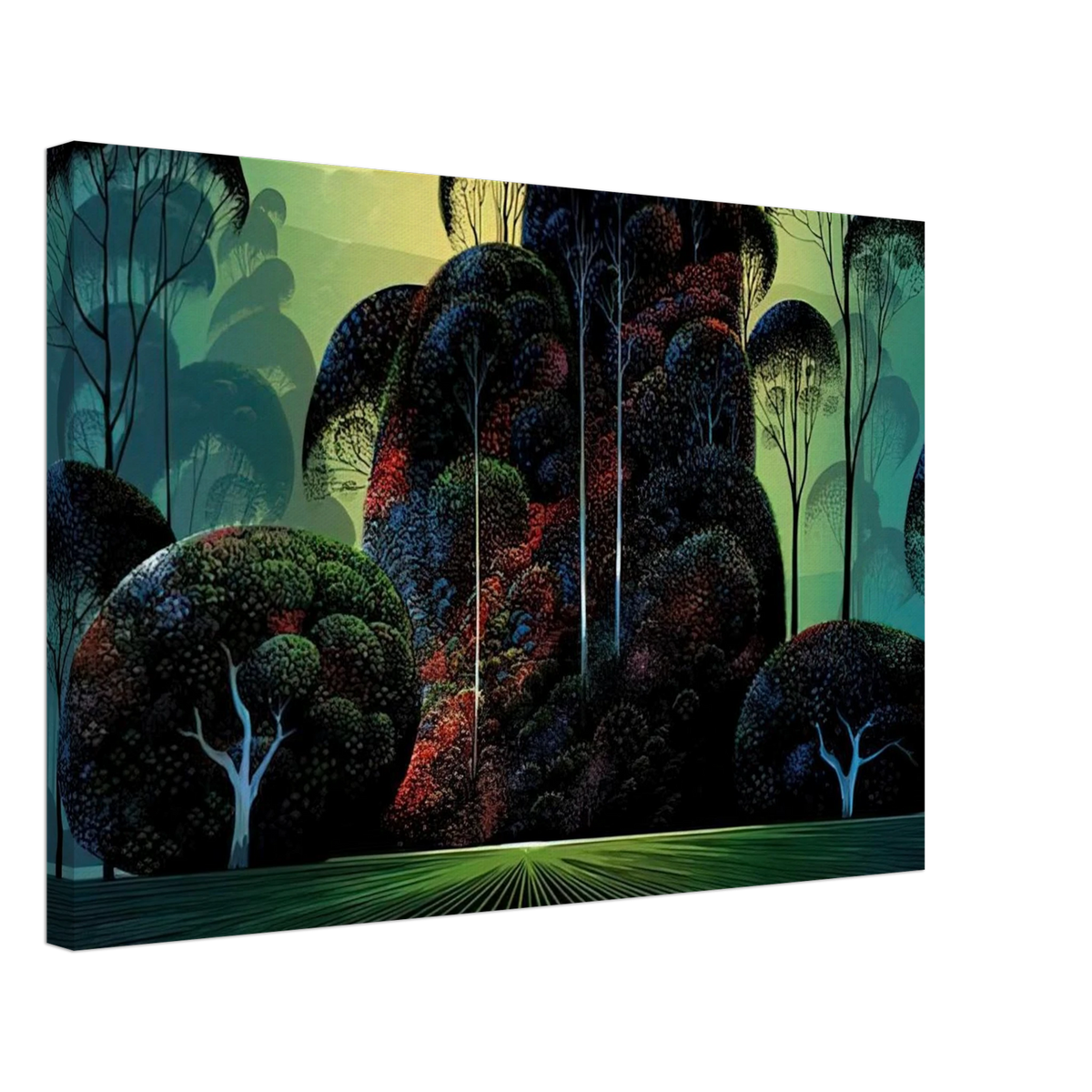 Mendacino Canvas | Eyvind Earle Canvas | Eyvind Earle Prints