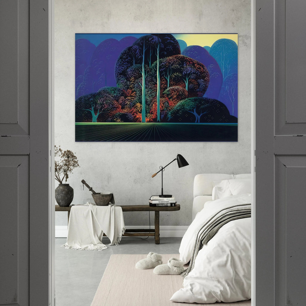 Softening Shades of Twilight Poster | Eyvind Earle Poster | Eyvind Earle Prints
