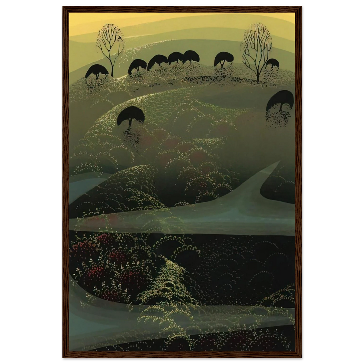 California Miniature Framed Poster | Eyvind Earle Framed Prints Wall Art | Eyvind Earle Prints