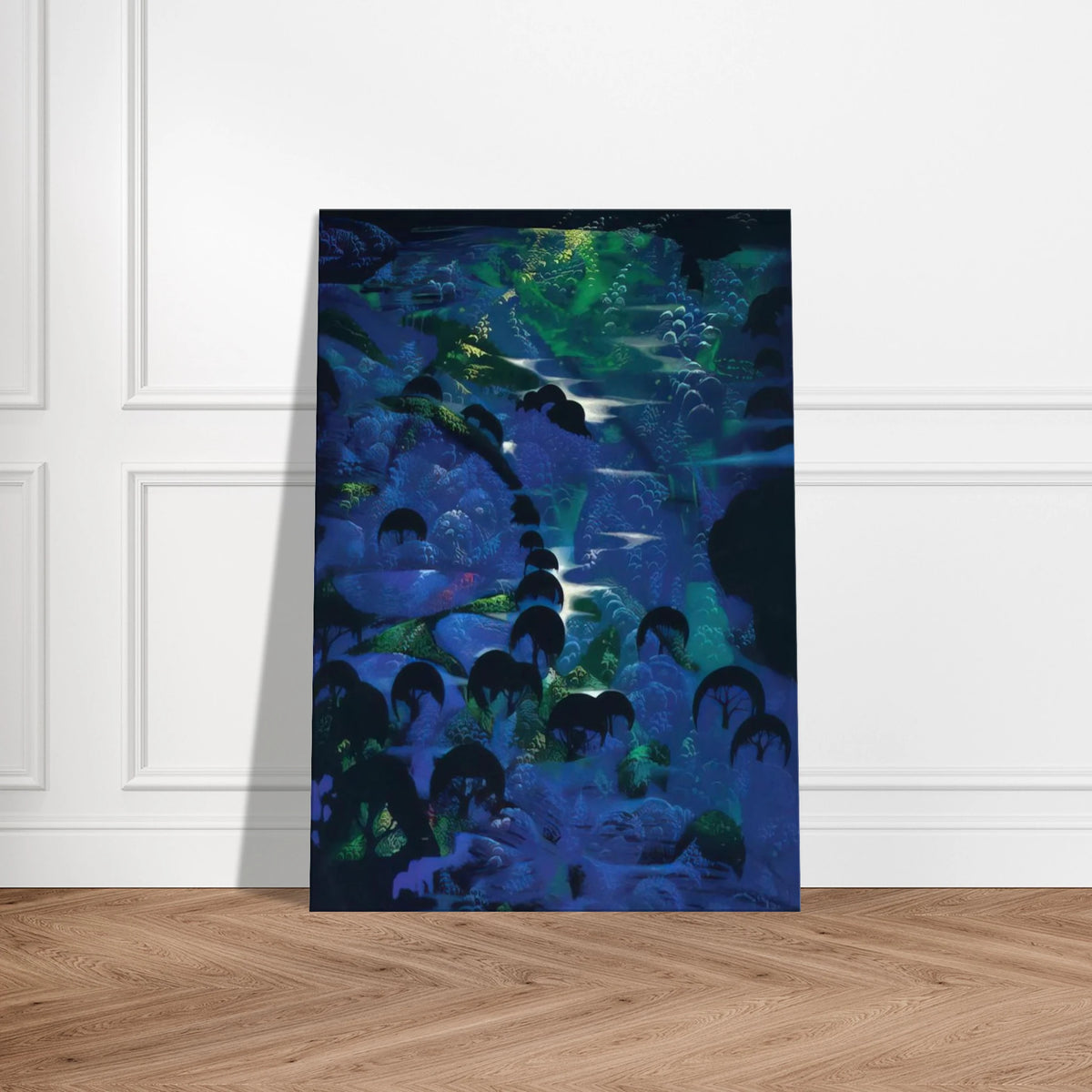 Beneath an Emerald Sky Canvas | Eyvind Earle Canvas | Eyvind Earle Prints