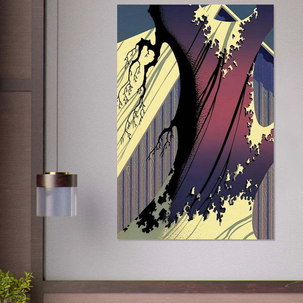 Mauve Barn Poster | Eyvind Earle Poster | Eyvind Earle Prints