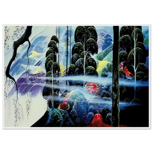 Along the Coast Framed Poster | Eyvind Earle Framed Prints Wall Art | Eyvind Earle Prints